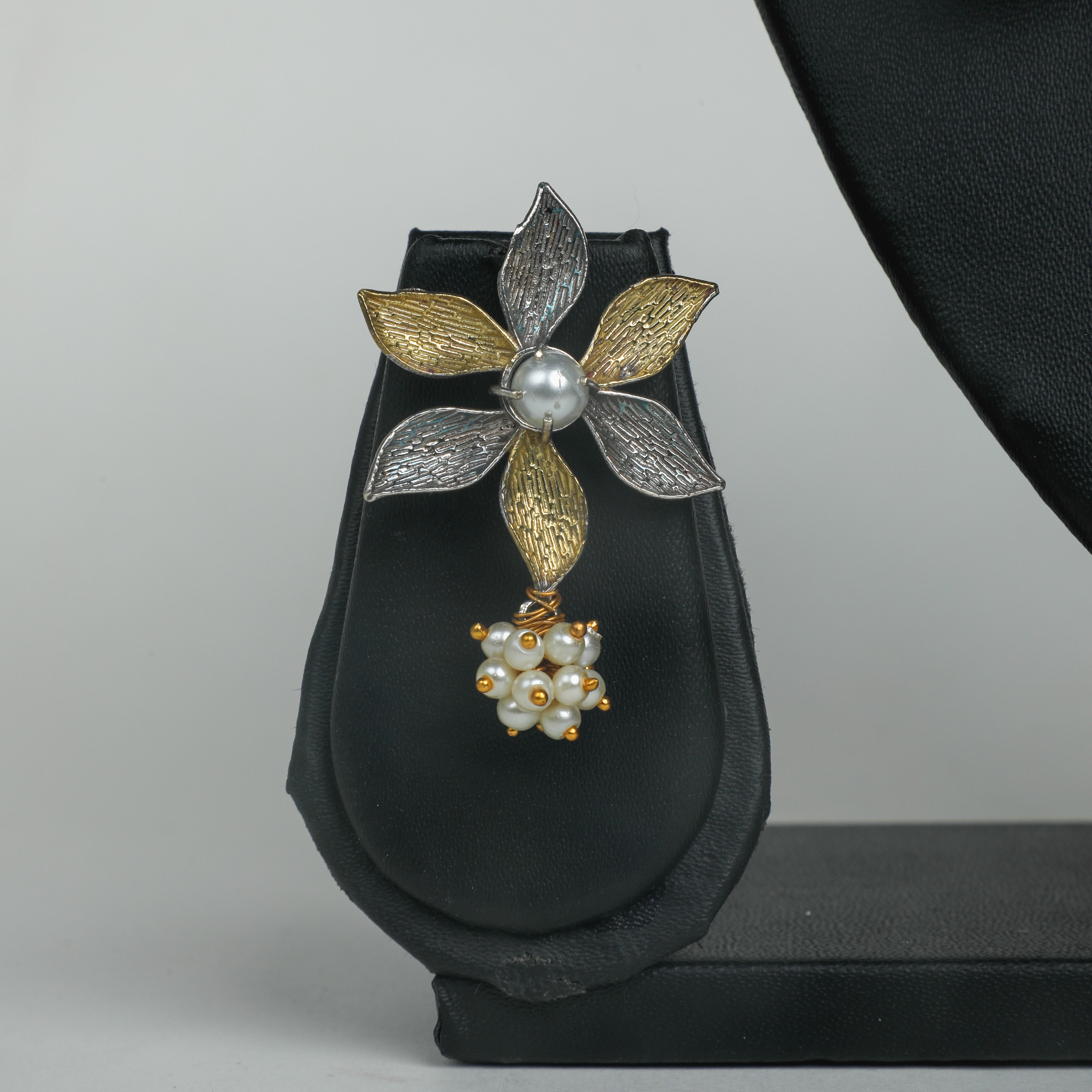 Peacock Blossom Dual Tone Hasli Set
